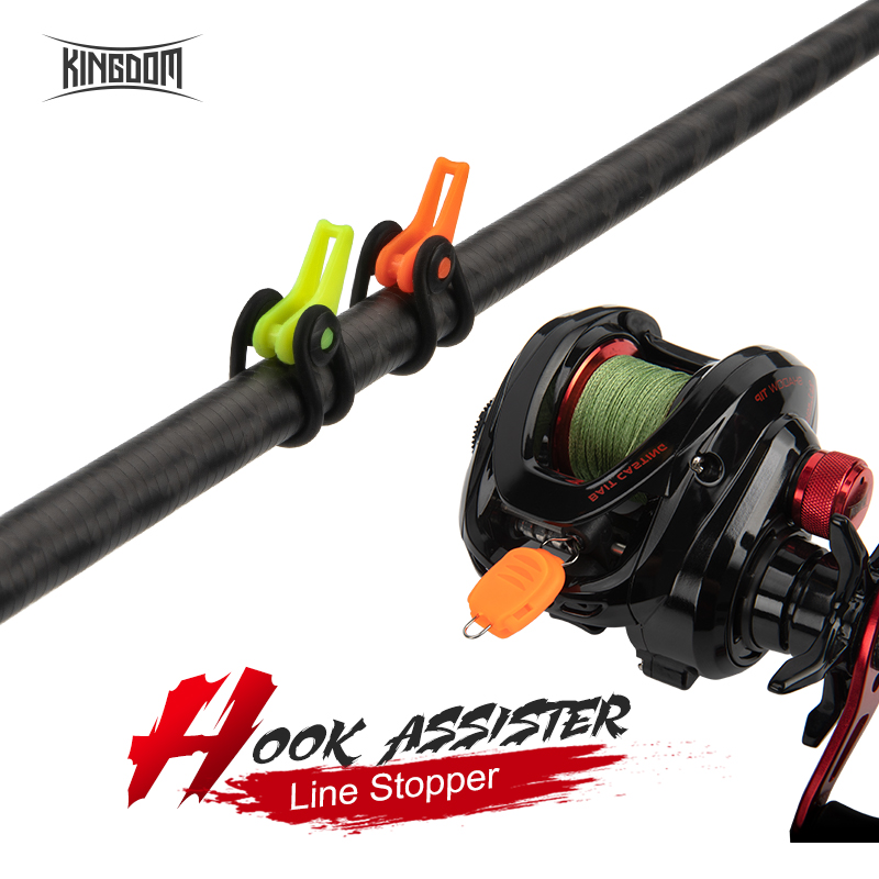Fishing Rod Combo - Kingdom อุปกรณ์ตกปลา Hook Holder Keeper Jig