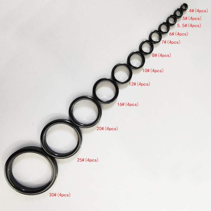 Fishing Rod Guide Replacement - ✰ ✪ 48 ชิ้น วงแหวนนำสายเบ็ดตกปลาแบบกลม อุปกรณ์เสริมทนทานสำหรับ