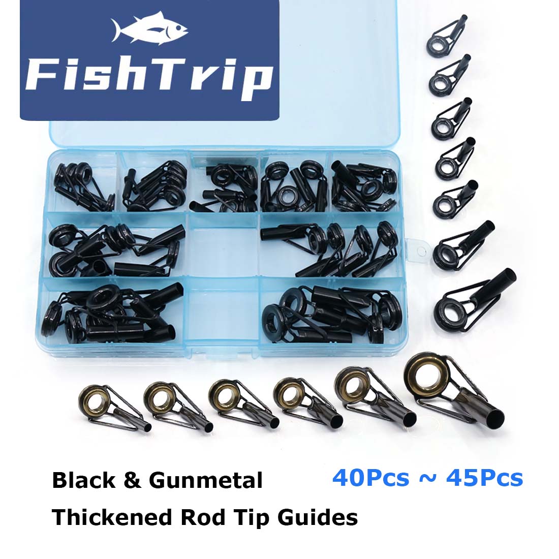 Fishing Rod Guide Replacement - FishTrip Rod Tip ชุดซ่อม 5 ~