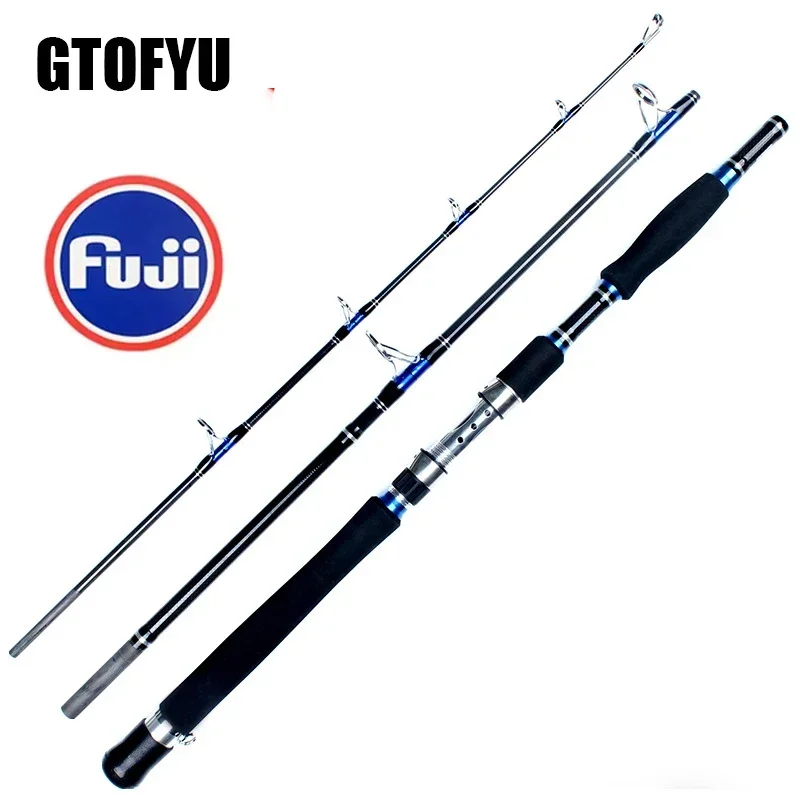 Fishing Rod Surf - คันเบ็ดตกปลา 1.8ม. 2.1ม. 3 ท่อน คันเบ็ดแข็งพิเศษ