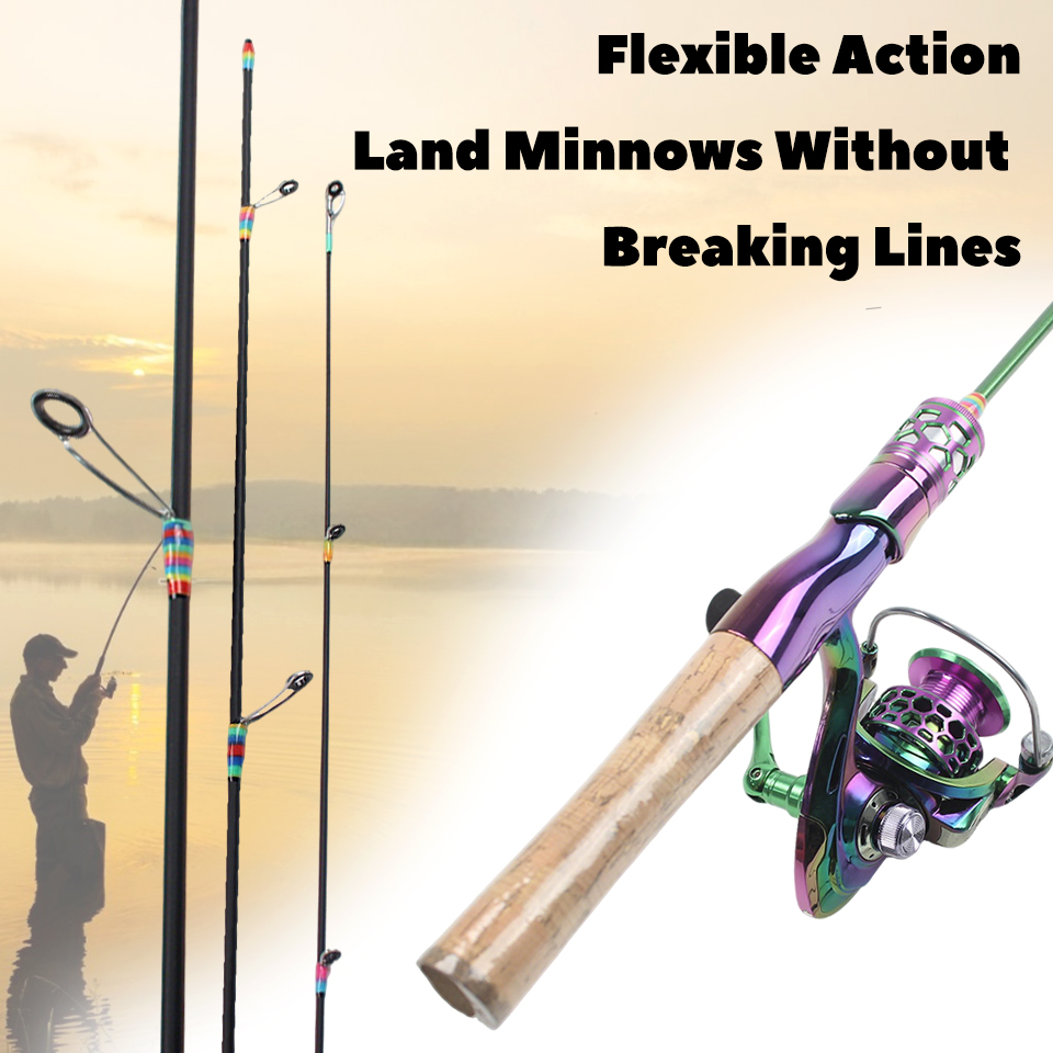 Fishing Rod Carbon Fiber - คันเบ็ดสี่ท่อน ทำจากคาร์บอนไฟเบอร์ ความไวสูง เหมาะสำหรับพื้นที่น้ำตื้นต่างๆ