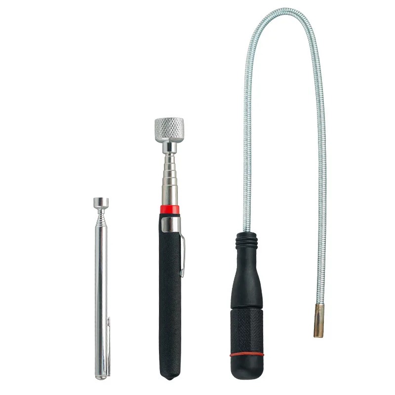Fishing Rod Telescopic - เครื่องมือหยิบจับแบบแม่เหล็กชนิดยืดหดได้ รูปแบบปากกา สำหรับซ่อมรถยนต์ บำรุงรักษาเครื่องจักร เครื่องมือช่างรถยนต์