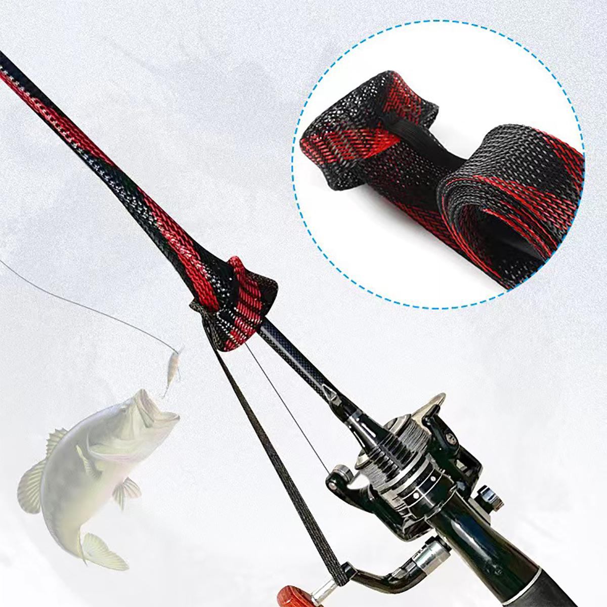 ปลอกหุ้มคันเบ็ดตกปลา ปลอกถักตา - Fishing Rod Ice บทวิจารณ์และราคา