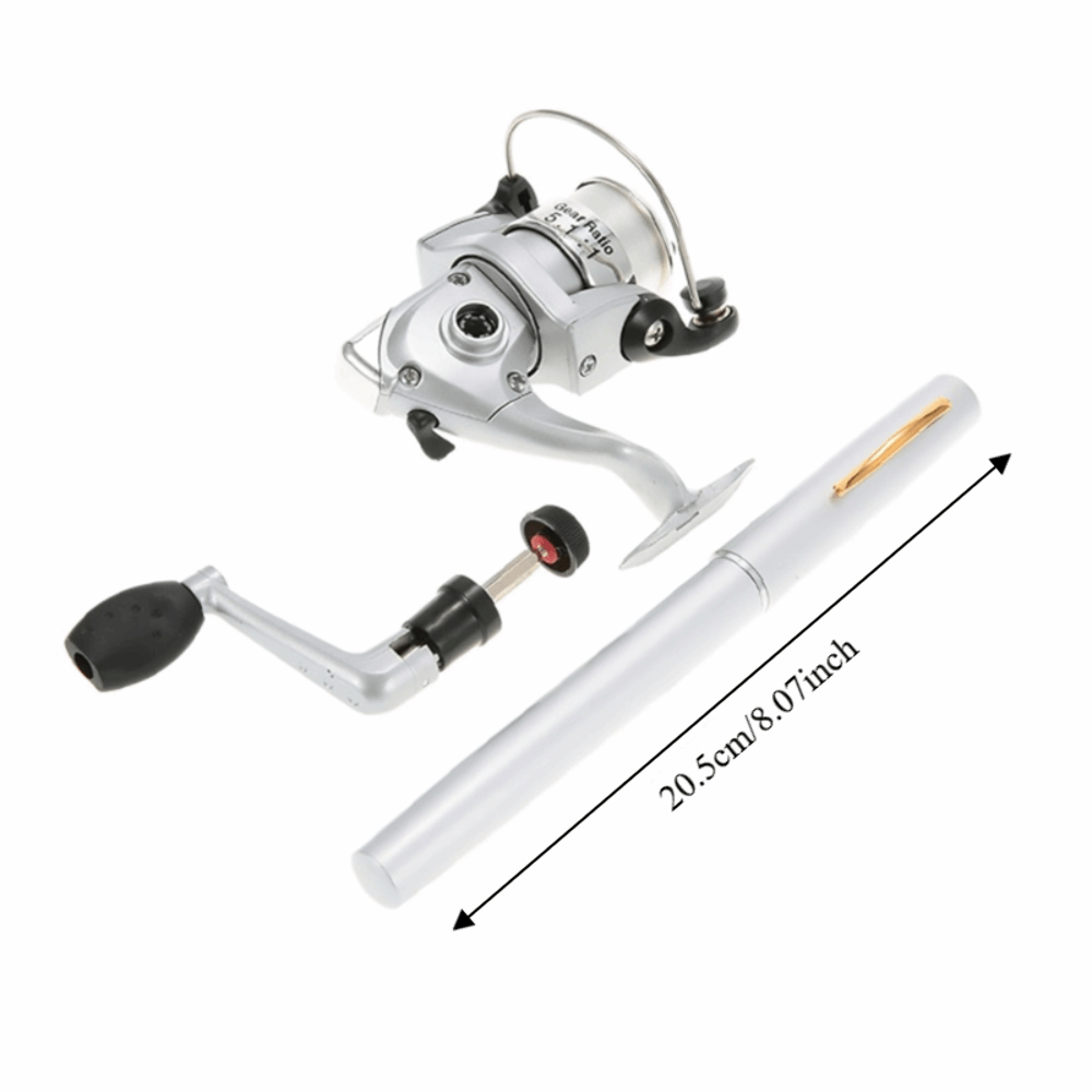 คันเบ็ดตกปลาพกพาแบบยืดหดได้ น้ - Fishing Rod Fly บทวิจารณ์และราคา