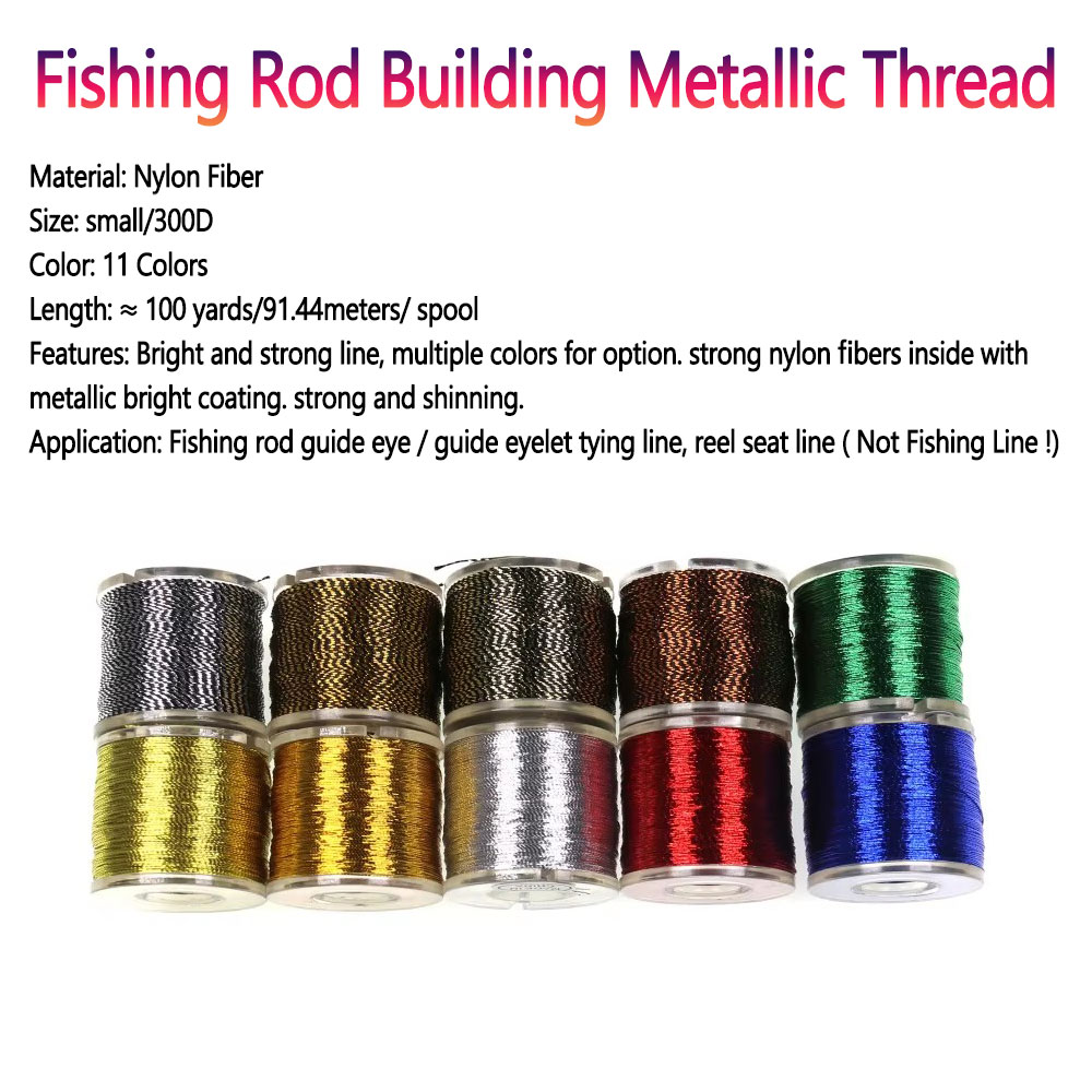 ด้ายโลหะสำหรับพันคันเบ็ด 100 ห - Fishing Rod Building Kit บทวิจารณ์และราคา