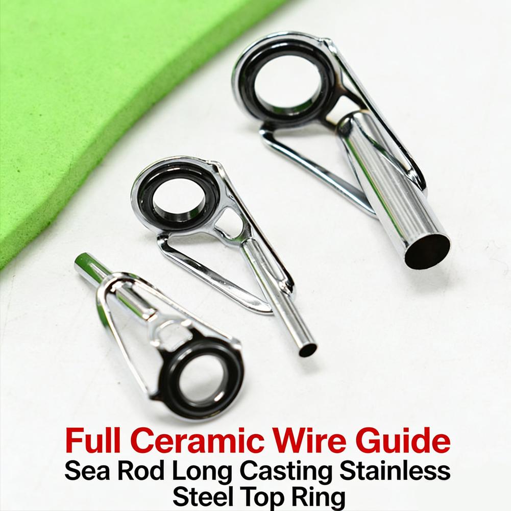 ชุดซ่อมปลายคันเบ็ด 10 ชิ้น ชุด - Fishing Rod Guide Replacement บทวิจารณ์และราคา