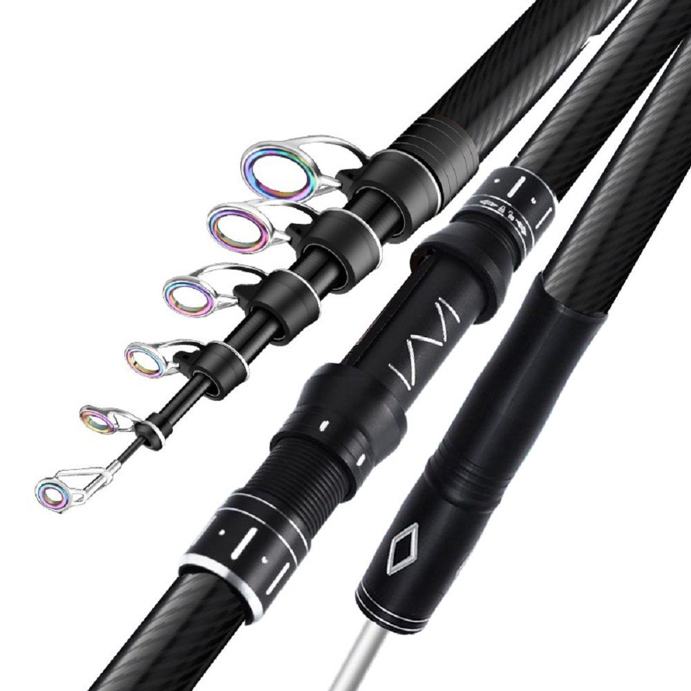 คันเบ็ดตกปลาแบบยืดหดได้ 2.1-4. - Fishing Rod Surf บทวิจารณ์และราคา