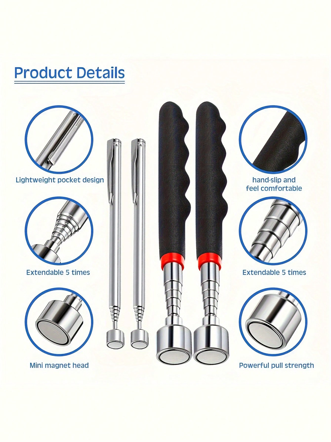 เครื่องมือแม่เหล็กแบบยืดหดได้ส - Fishing Rod Telescopic บทวิจารณ์และราคา
