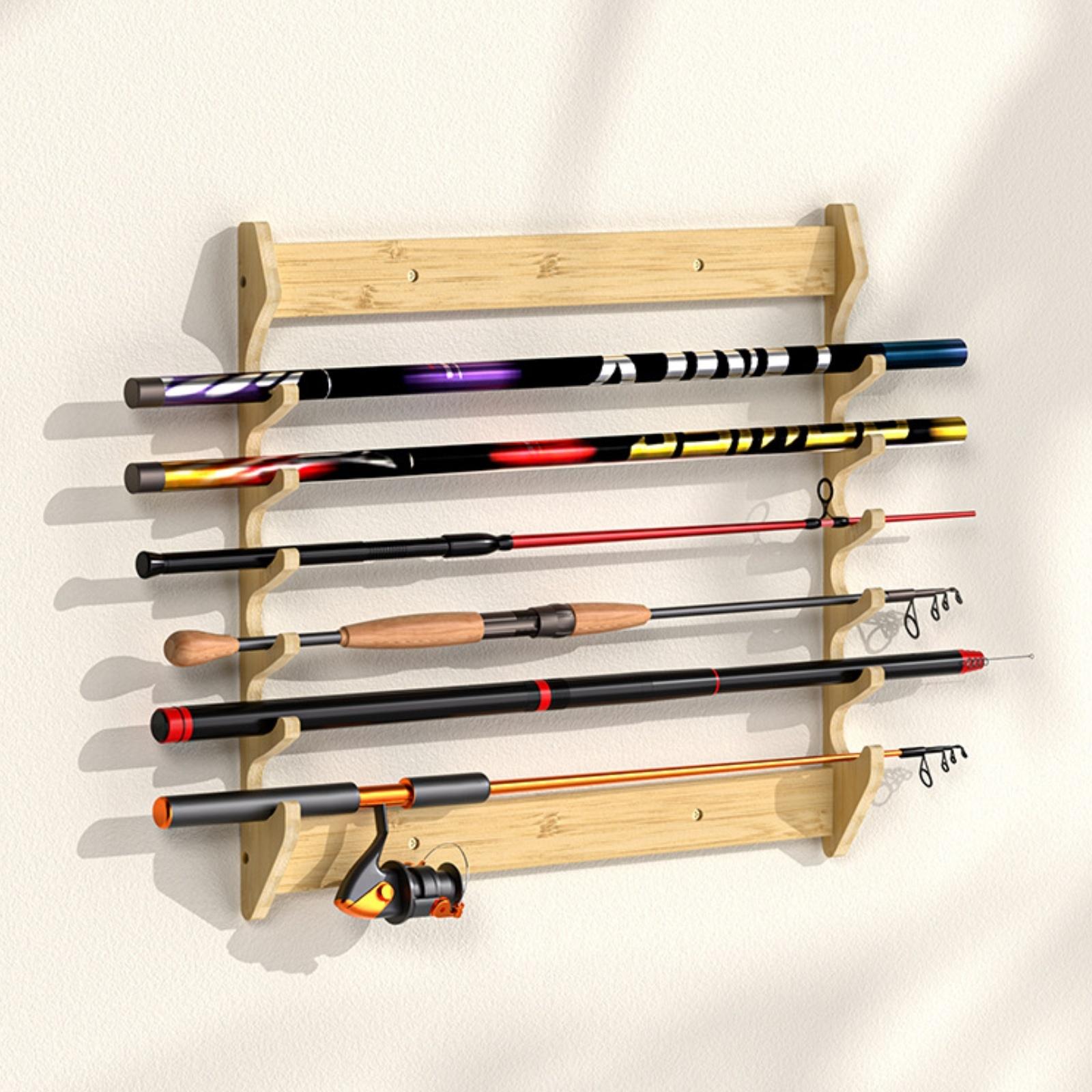 ที่แขวนคันเบ็ดตกปลาแบบติดผนัง  - Fishing Rod Rack บทวิจารณ์และราคา