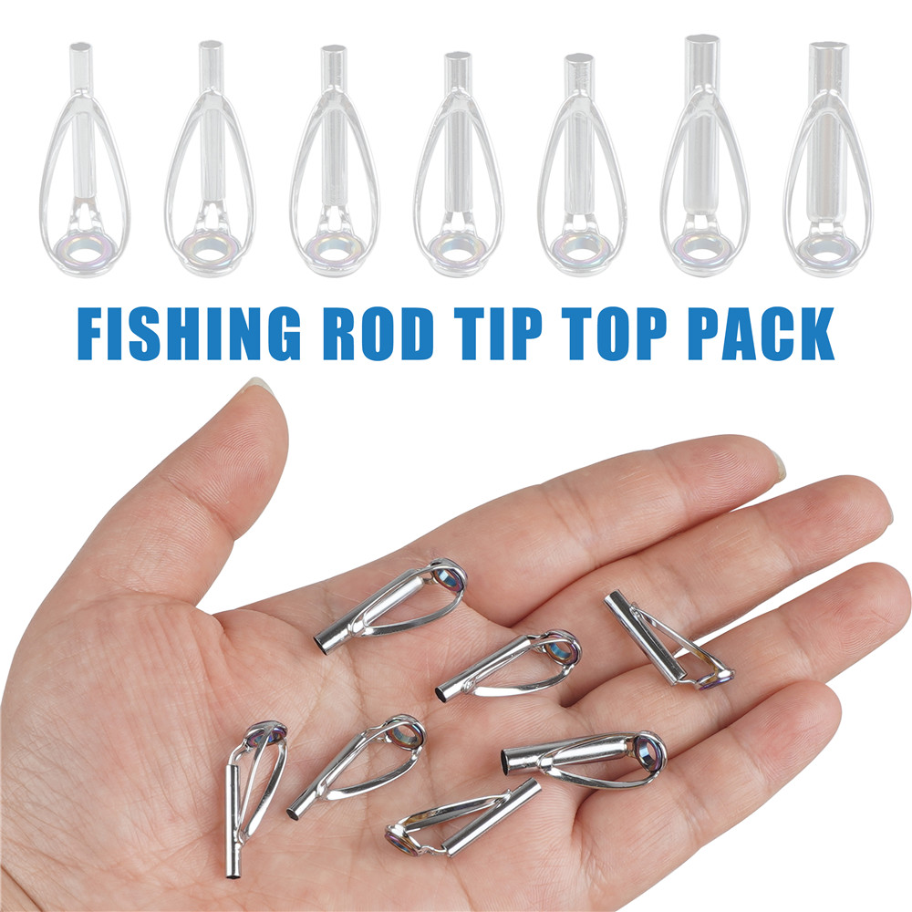ชุดซ่อมไกด์คันเบ็ดตกปลา 10 ชิ้ - Fishing Rod Guide Replacement บทวิจารณ์และราคา
