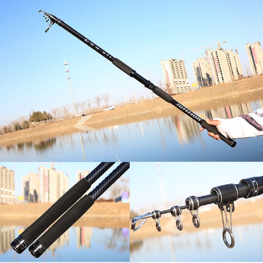คันเบ็ดตกปลาแบบยืดหดได้ 3.6-4. - Fishing Rod Surf บทวิจารณ์และราคา
